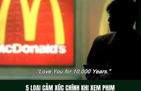 5 LOẠI CẢM XÚC CHÍNH KHI XEM PHIM